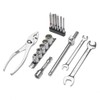 STRAIGHT 10-8194 Motorcycle Car Tool Set, 16 Pieces