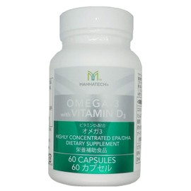 manatekku Omega 3 60 Capsules Japan One Way Essential Fatty Acids at your fingertips Intake