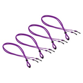 PATIKIL Eyeglass Strap, 4 Pack Adjustable Eye Glasses String Colored Safety Lanyard Holder Sunglasses Retainer for Men Women, Purple