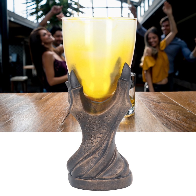 3D One Hand Claw Glass Goblet Fashionable Skull Hand Goblet
