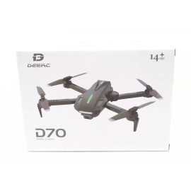 DEERC D70 Mini Drone with Camera,720P HD FPV Foldable Drones,2 Batteries,One Key