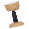 Door Stopper Non Magnetic No Drilling Windproof Wood Grain Invisible