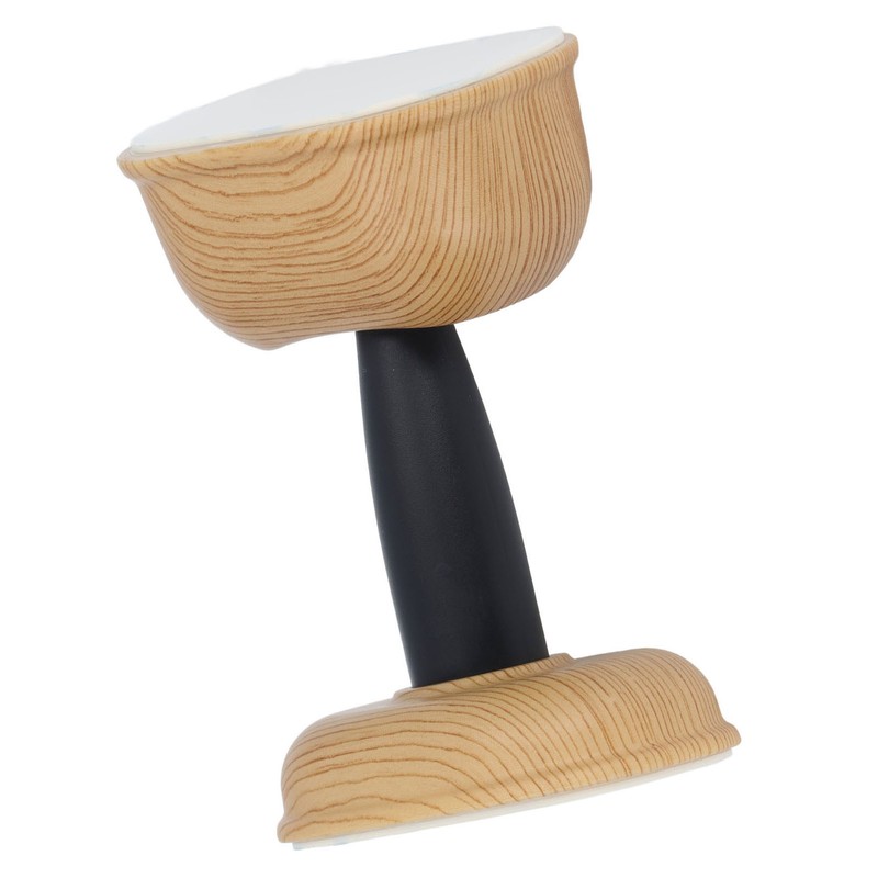 Door Stopper Non Magnetic No Drilling Windproof Wood Grain Invisible