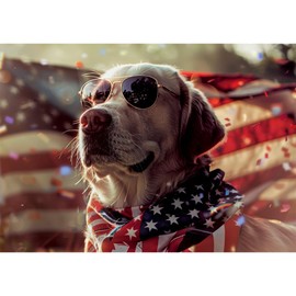 Trefl - Square Box - American Dog - 1000 Piece Jigsaw Puzzle 27"x19" Print, DIY Puzzle, Creative Fun, Classic Jigsaw for Adults and Children from 12 Years Old