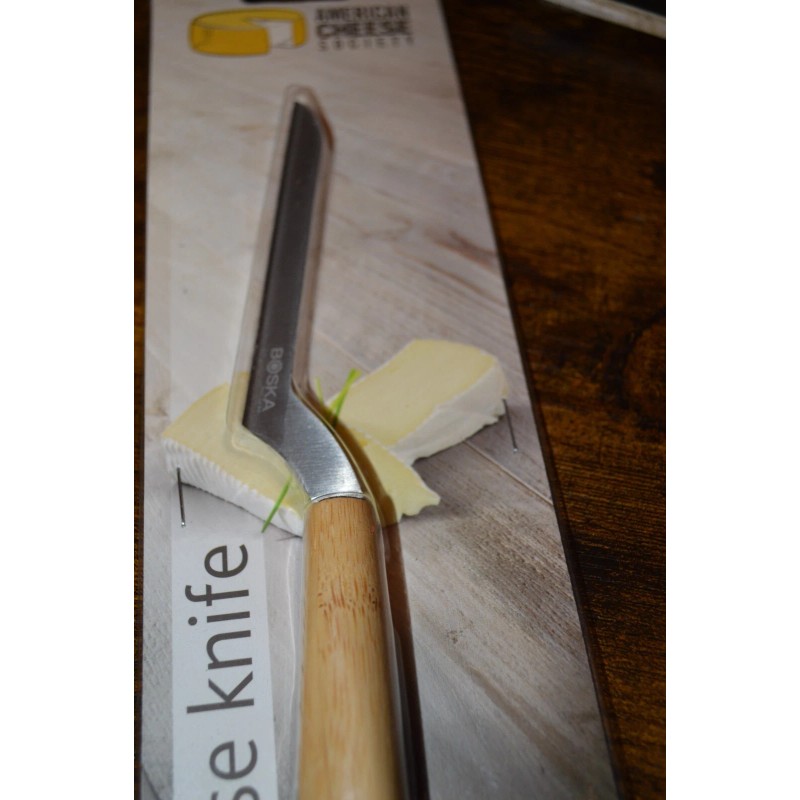 Boska Holland Stainless Steel Bamboo Cheesy Knife, Soft Cheeses