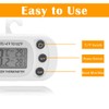 4 Pack Digital Frigerator Thermometer, Waterproof Fridge and Freezer Thermo,