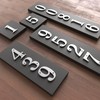 Unique 5-Inch High Acrylic House Numbers - Rustproof & Anti-fade