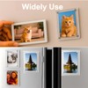 Natuvee Acrylic Magnetic Picture Frames Mini, 2x3 Ultra Clear Small