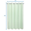 River Dream Hotel Grade No Hooks Needed Shower Curtain with