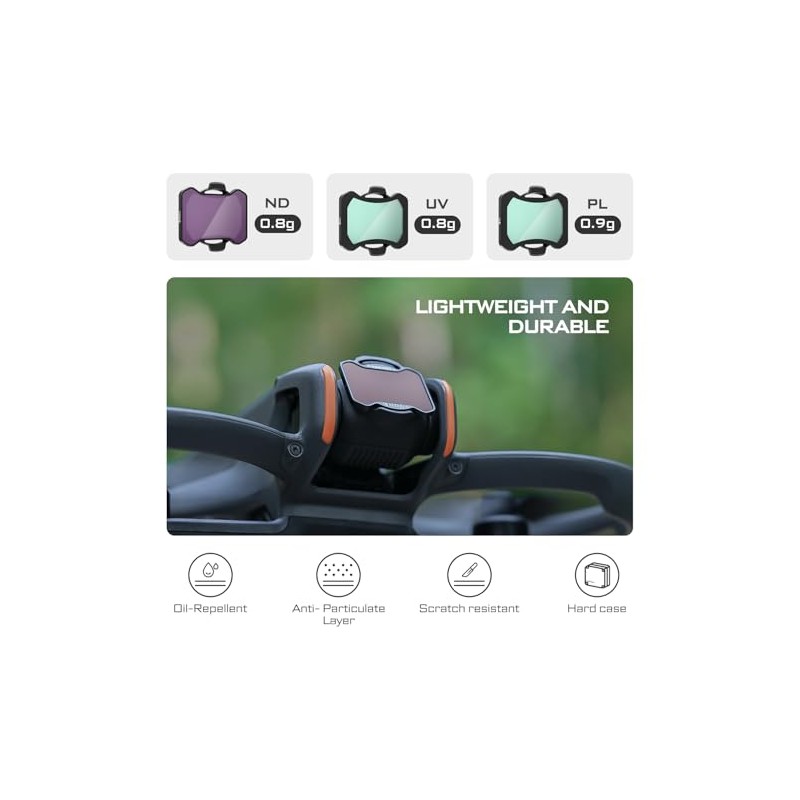 Freewell UV Filter for DJI Avata 2, Clear Protection, Domestic