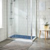 Elephantile Cobalt Blue Pebble Tiles for Shower Floor Bathroom Floor
