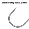 Dr.Fish 10 Pack Underspin Jig Heads Fishing Jig Heads Mustad