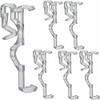 Valance Clips 6pcs 2-1/2'' Window Blinds Hidden Clip Retainer Holder