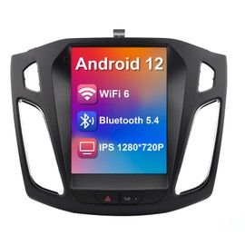 2+32G 10.4-inch Android 13 Car Stereo for Ford Focus 2012-2018 IPS Touchscreen Screen Car Radio with Carplay & Android Auto Support Backup Camera GPS FM Navi BT SWC