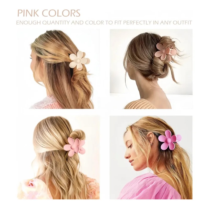 12 Pcs Pinzas For El Cabello, Garra Fuerte For Pelo