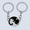 Cat Matching Keychain Set for Couples or Best Friends Gifts