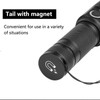 Telescopic Zoom Strong Light Flashlight High Brightness Power Display Portable