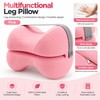Contoured Memory Foam Knee Pillow for Side Sleeping – Cooling