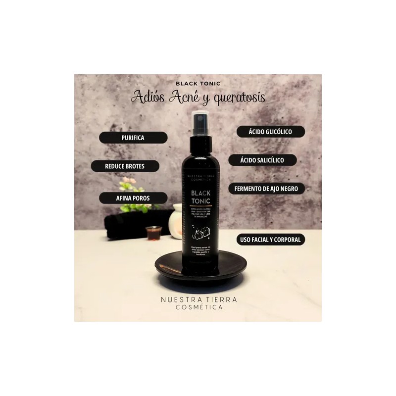 Tónico Anti Imperfecciones Ajo/aha/bha Facial Corporal Acne Acneica Día/noche