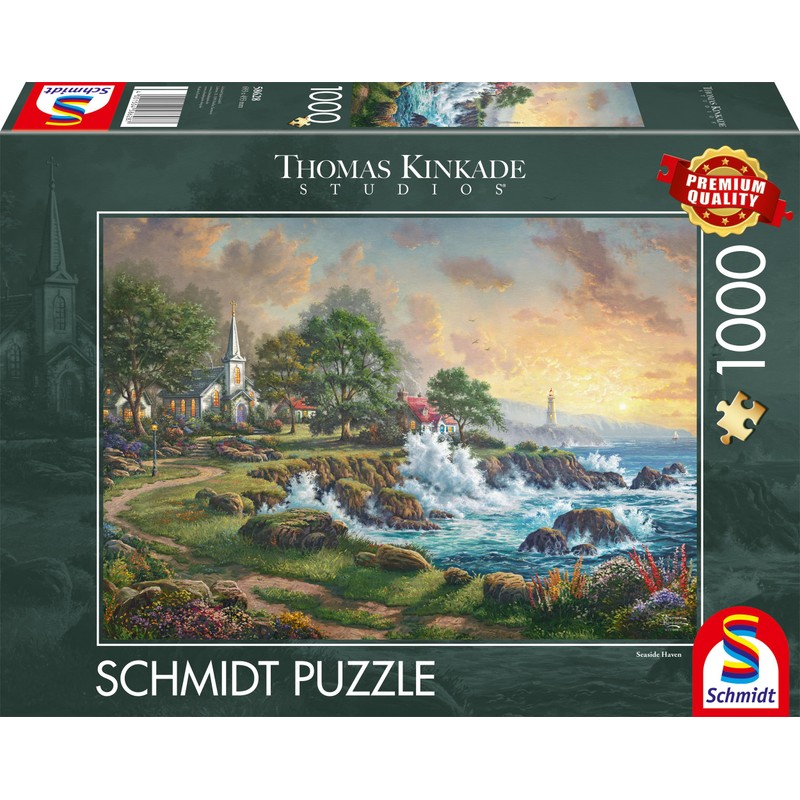 Schmidt Spiele 58628 Jigsaw Puzzle by the Sea Thomas Kinkade