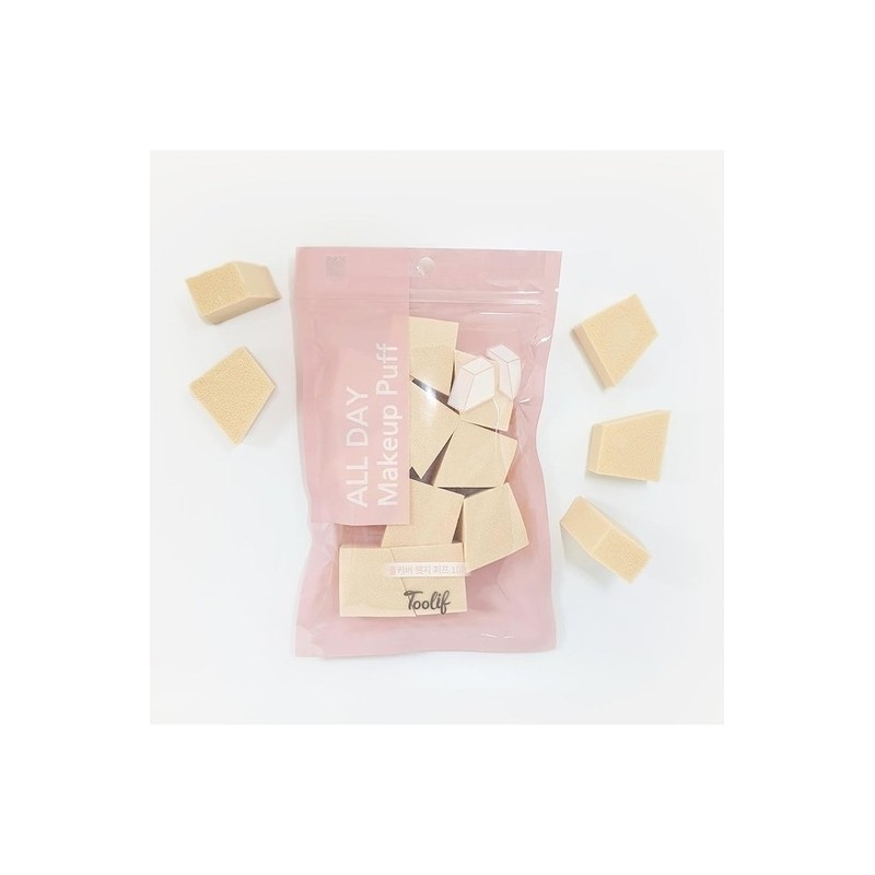 All Day Full Cover Wedge Puff (10 pieces) / 올데이