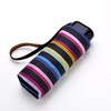 Jb Mini Flat Ladies Umbrella Rainbow Stripe,99 centimeters