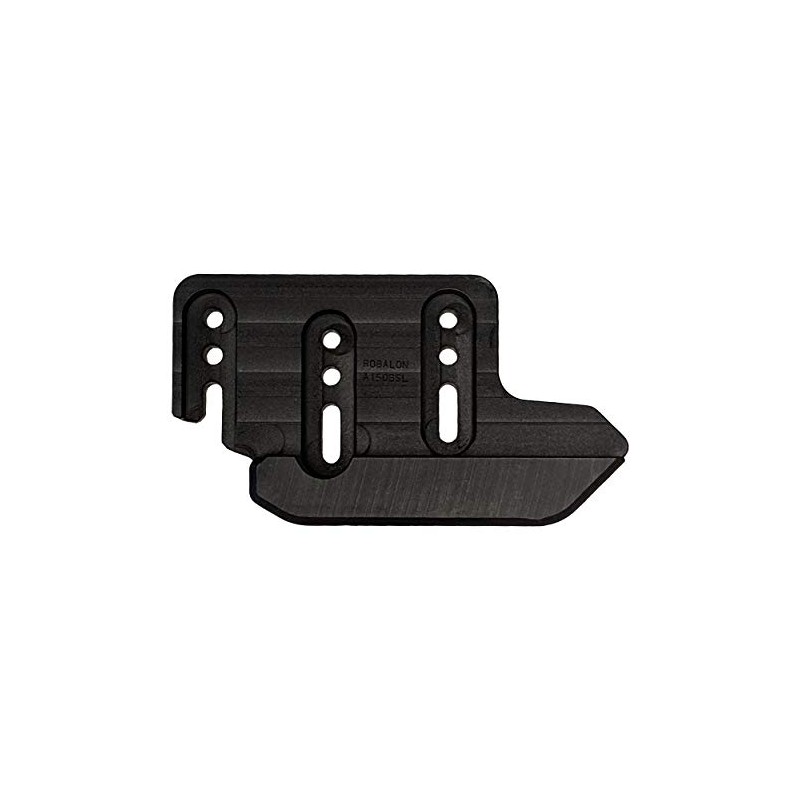 Robalon A150BSL Composite Skid Shoe, Replaces John Deere AM122263, Black