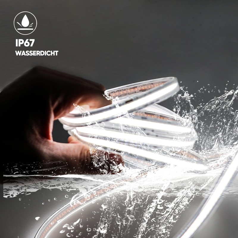 pcning COB LED Strip Light Cool White 1 m with