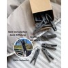 Livlig53 LIVLIG Clothes Peg Bag with 48 Pegs, Weatherproof Peg