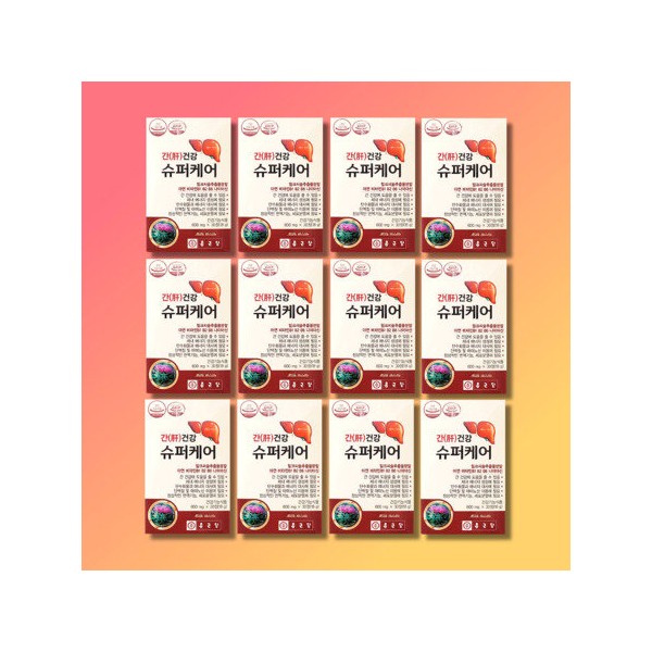 Chong Kun Dang Liver Health Super Care 12 boxes, 12 months supply / 종근당 간건강 슈퍼케어 12박스 12개월분