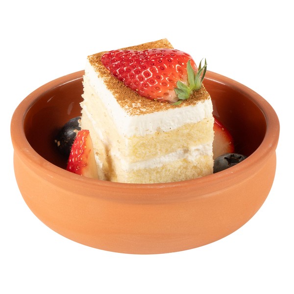 Restaurantware-Terra Tek 6.8 Ounce Terracotta Cazuelas, 10 Brown Glazed Clay