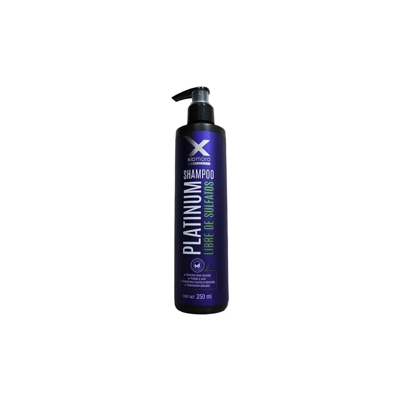 Shampoo Libre De Sulfatos Neutraliza Tonos Naranjas Xiomara