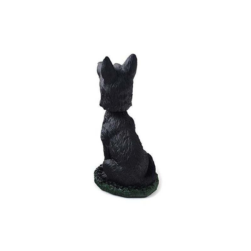Animal Den German Shepherd Black Dog Bobblehead Figure for Car