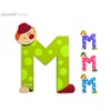 Janod - J04554 - M Clown Letter