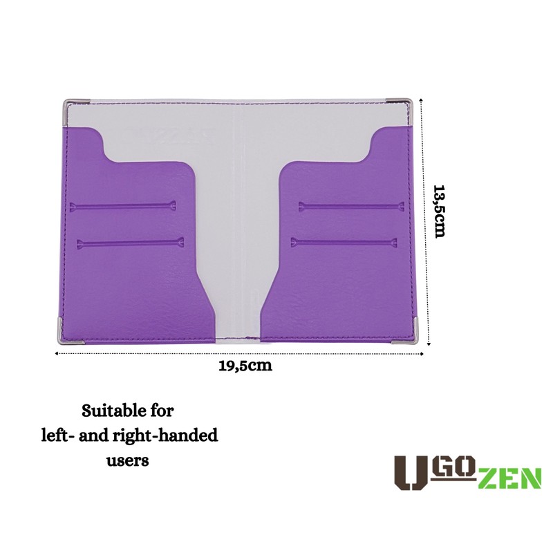 Ugozen Passport Wallet Passport Cover Protector Travel Document Bank Note