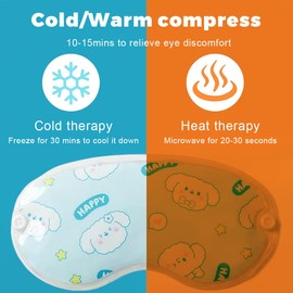 KOLZEMV Pack of 2 Cooling Pads, Cooling Packs, 19 x 9 cm Cooling Pads, Reusable Ice Pack, Gel Cooling Pad, Hot Cold Compress, Cooling Pads Children for Bumps, Fever, Bruises, Toothaches or Headaches