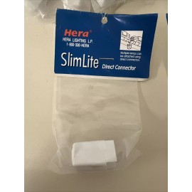 Hera Slimlite Direct Connector White SDC/XL Set of 10
