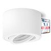 SMOL Extra flat Surface Mounted Spotlight Without Bulb Swivels in