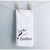 Corks are for Quitters Wine Lover Gift Hostess Towel Dish