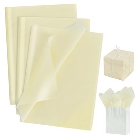BEISHIDA 100 Sheets Ivory White Tissue Paper, Wrapping Paper, Tissue Paper for Gift Bags, 14"x20"Gift Wrap Tissue Paper Bulk for DIY Crafts Gift Wrapping Birthday Wedding Holiday Paper Flowers