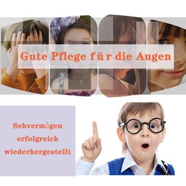 Pack of 12 Eye Patches for Glasses YUTOU Non-Woven Fabric Amblyopia Eye Patches Children Glasses Eye Patch Lazy Eye Patch for Children Lazy Eye Amblyopia Strabism (Black and Blue)