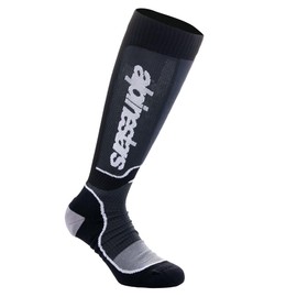 Alpinestars Unisex Plus Technical Socks MX, Black White, S