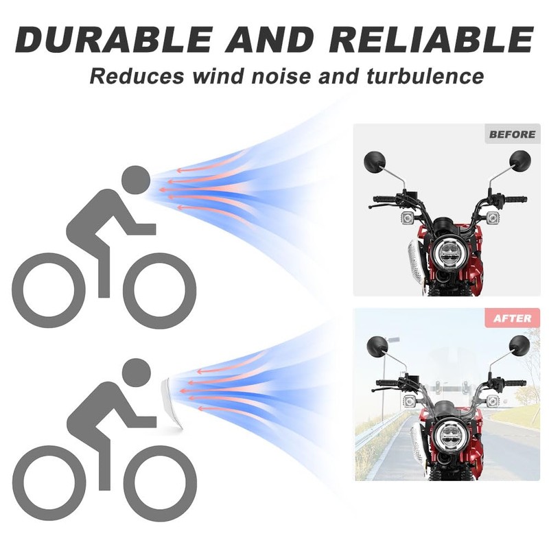 Xitomer Windshield Windscreen Fit for CRF300L 2021-2024 CRF250LS 2021-2023, CRF250L