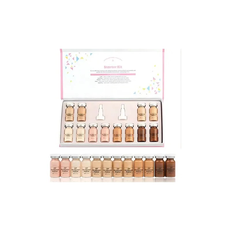 Kit Bb Glow 12 Viales De Tonos Variados Claros Y