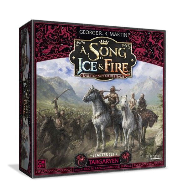 A Song of Ice & Fire Tabletop Miniatures Game Targaryen Starter Set - Command The Fierce House Targaryen! Strategy Game for Adults, Ages 14+, 2+ Players, 45-60 Minute Playtime, Made by CMON
