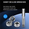 110 PCS Metric Tap and Die Set, M2-M18 Rethreading Kit