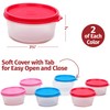 Reusable Plastic Food Storage Containers Stackable Airtight Food Containers for