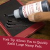 ExtraMark Premium Stamp Refill Ink for Self-Inking Stamps and Stamp