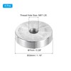 PATIKIL 30mm Round Shape Aluminum Disc, 4 Pack M8 Thread