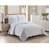 Home Collection 3pc King/Cal King Over Size Elegant Embossed Bedspread